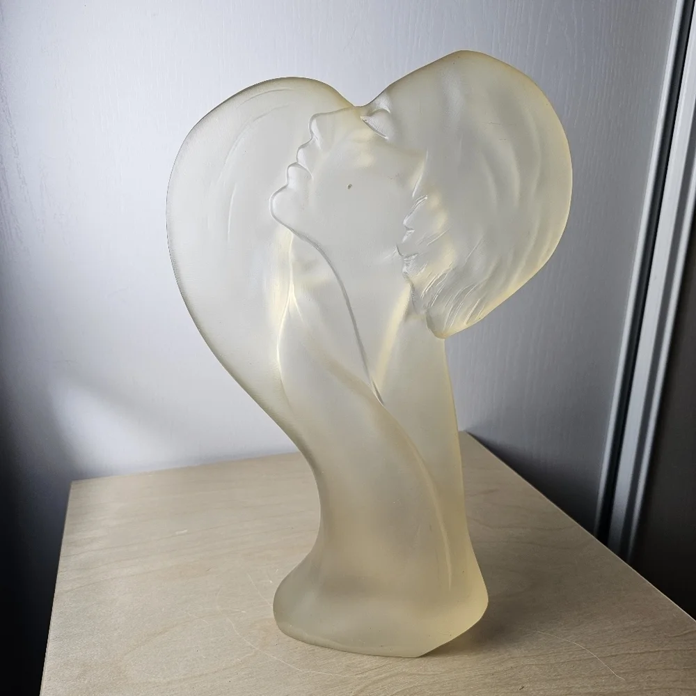 Vintage Lovers Lucite Sculpture By Mirage LTD Bohemia NY 1960s